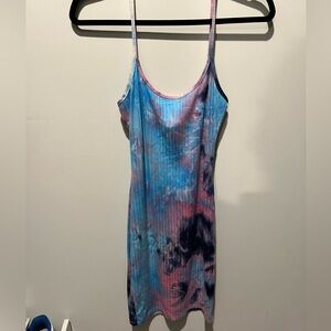 Midi Tie Dye Bodycon Dress size M